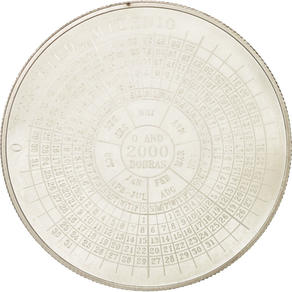 Munten, SINT THOMAS & PRINCE EILAND, 2000 Dobras, 1998, UNC, Zilver, KM:86