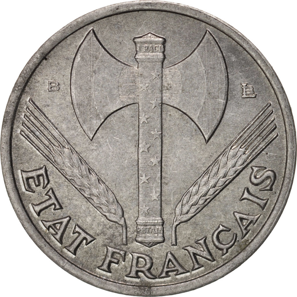 Coin, France, Bazor, 50 Centimes, 1944, Beaumont le Roger, , Aluminum