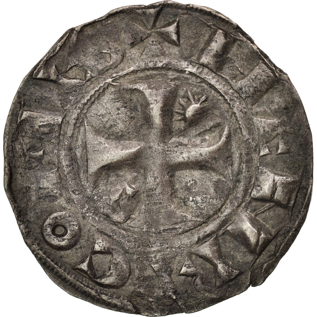 Coin, FRENCH STATES, Denarius, Troyes, EF(40-45), Silver