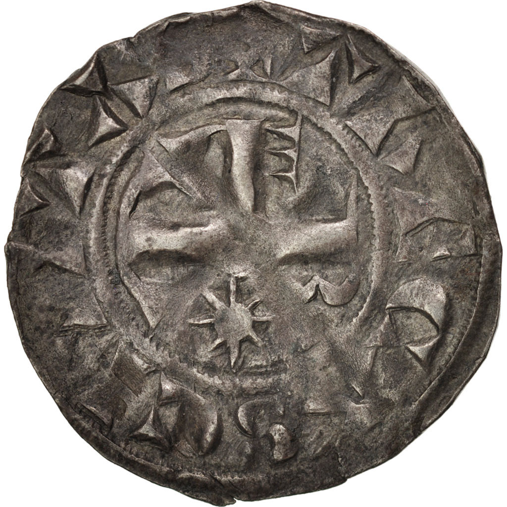 Coin, FRENCH STATES, Denarius, Troyes, EF(40-45), Silver