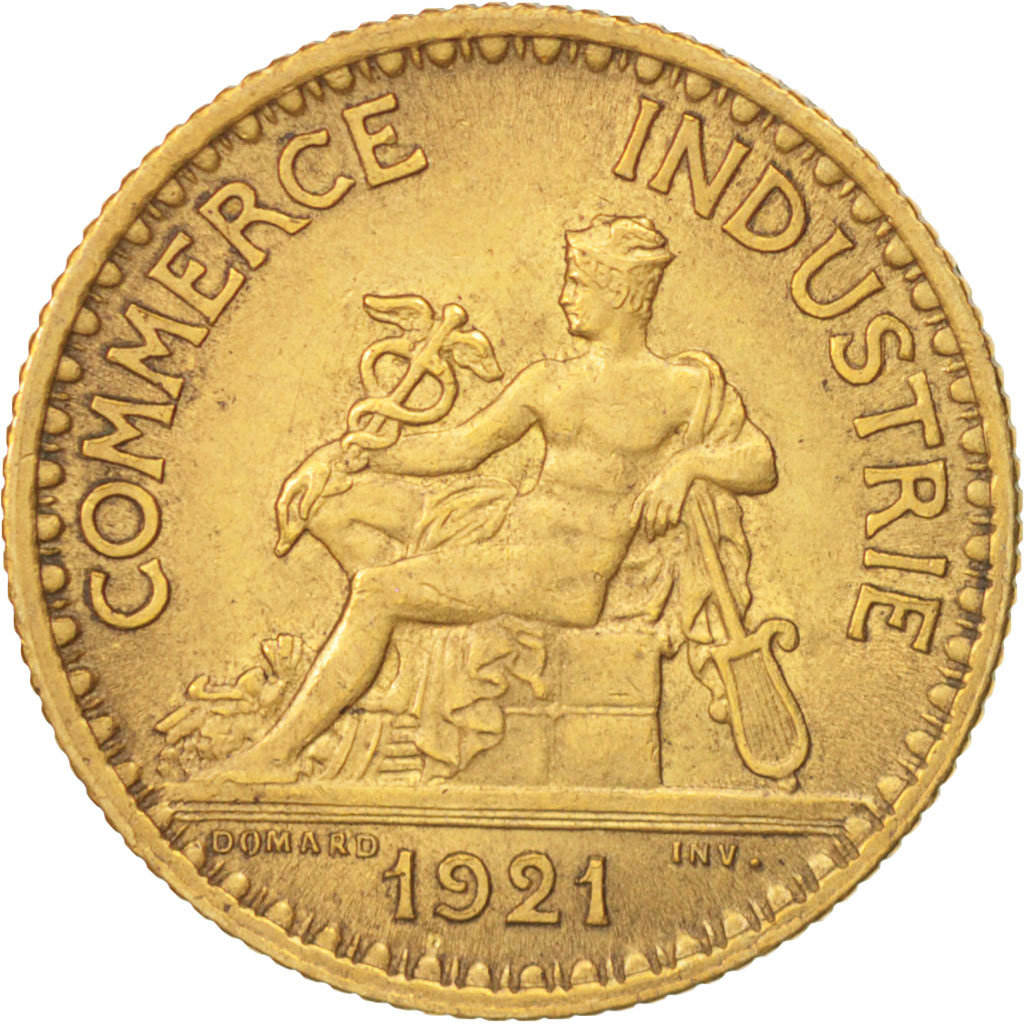 Coin, France, Chambre de commerce, Franc, 1921, Paris, 