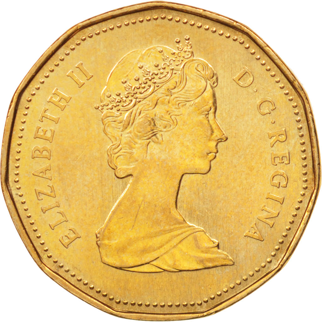 Coin, Canada, Elizabeth II, Dollar, 1987, Royal Canadian Mint, Ottawa,