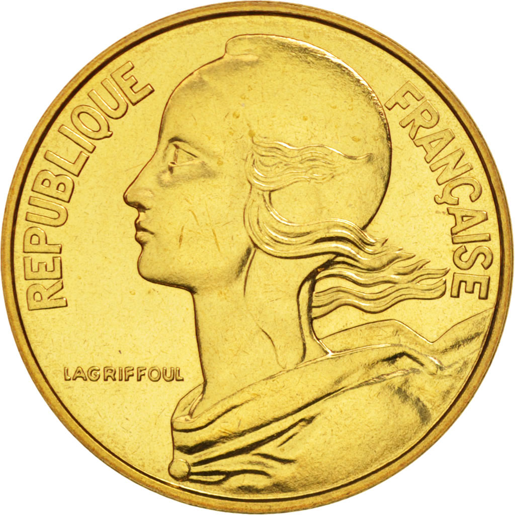 Coin, France, Marianne, 20 Centimes, 1971, Paris, , Aluminum-Bronze
