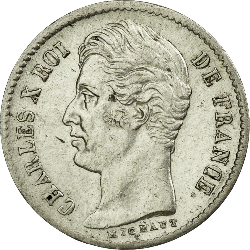 Coin, France, Charles X, 1/4 Franc, 1829, Lille, , Silver, KM:722.12