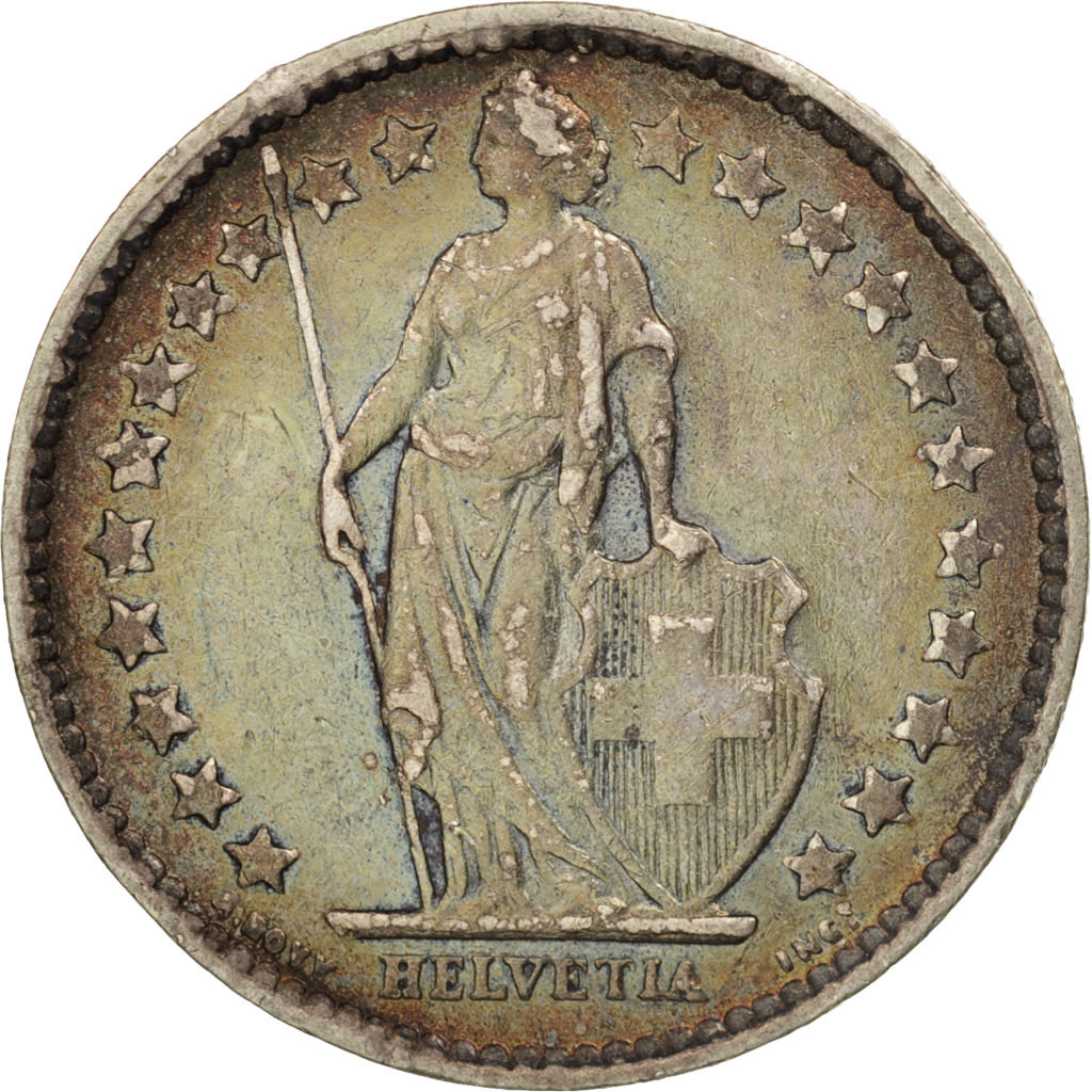 Moneda, Suiza, 1/2 Franc, 1940, Bern, MBC, Plata, KM:23
