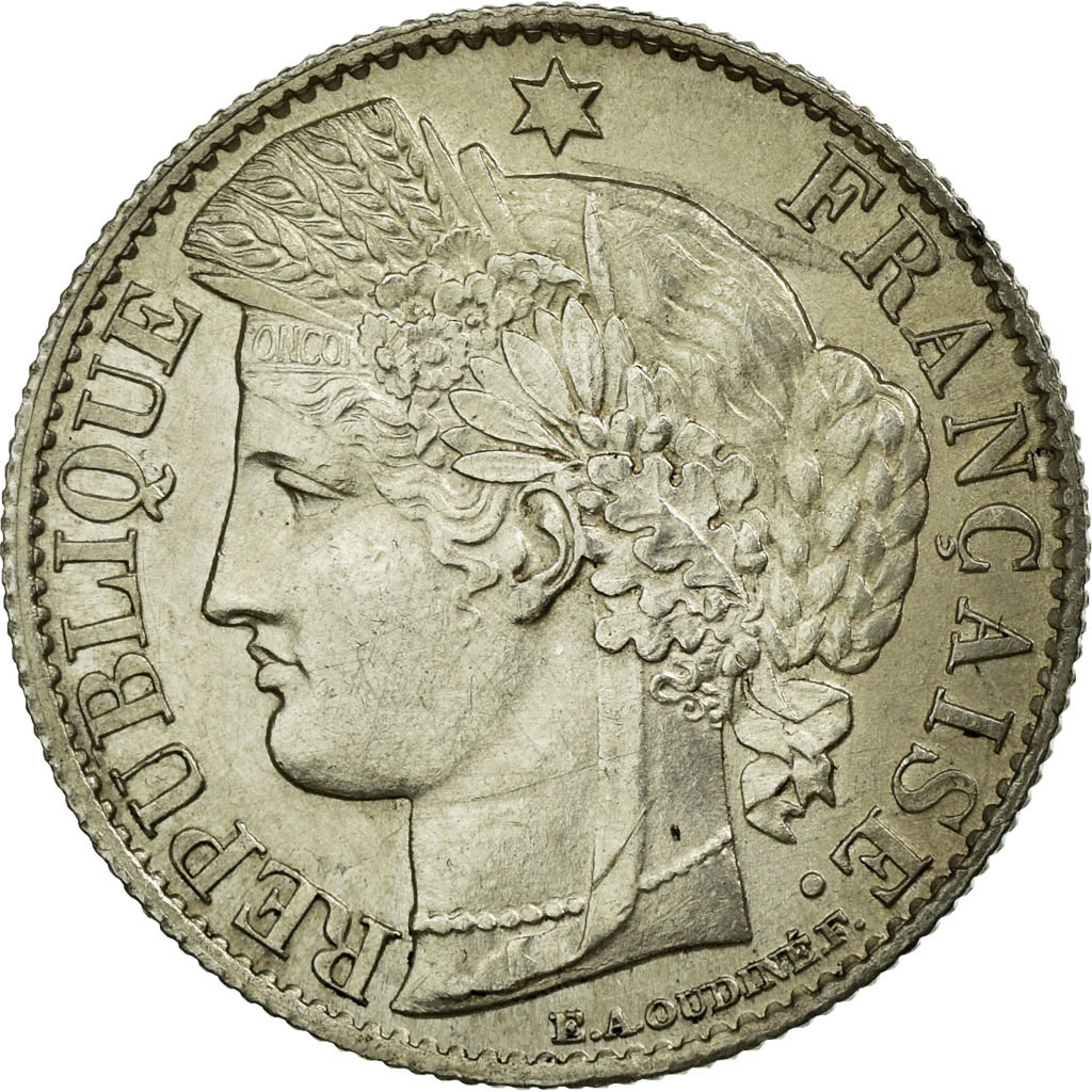 Coin, France, Cérès, 50 Centimes, 1888, Paris, , Silver, KM:834.1