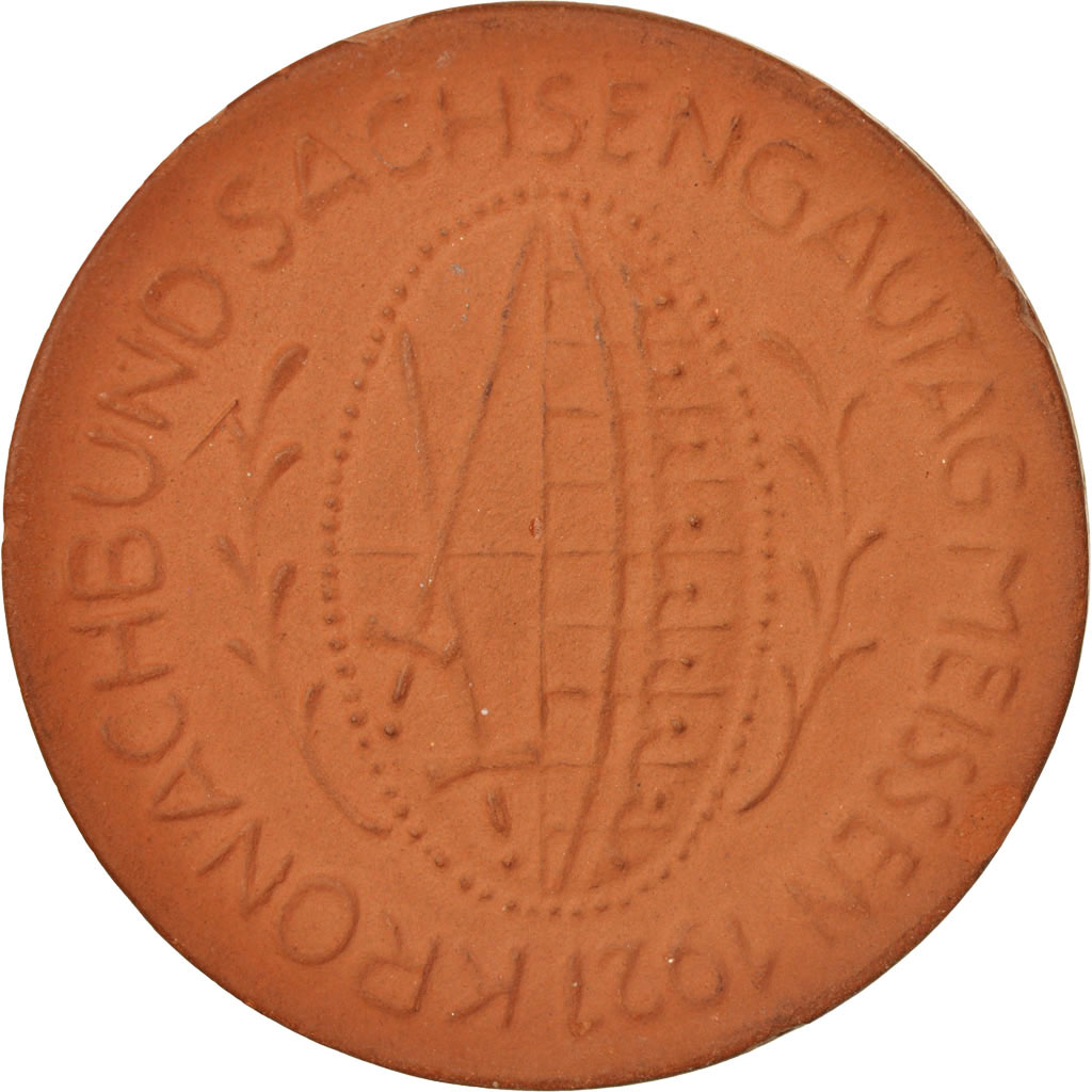 Coin, Germany, Medal, 1921, Meissen, , Porcelain, 50