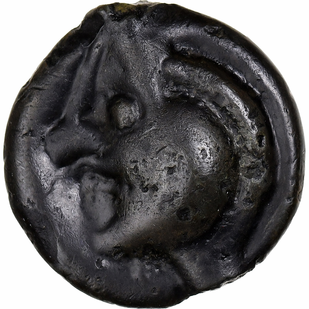 Aulerci Eburovices, Potin aux 3 lignes ondulées, c. 60-50 BC, Potin, AU