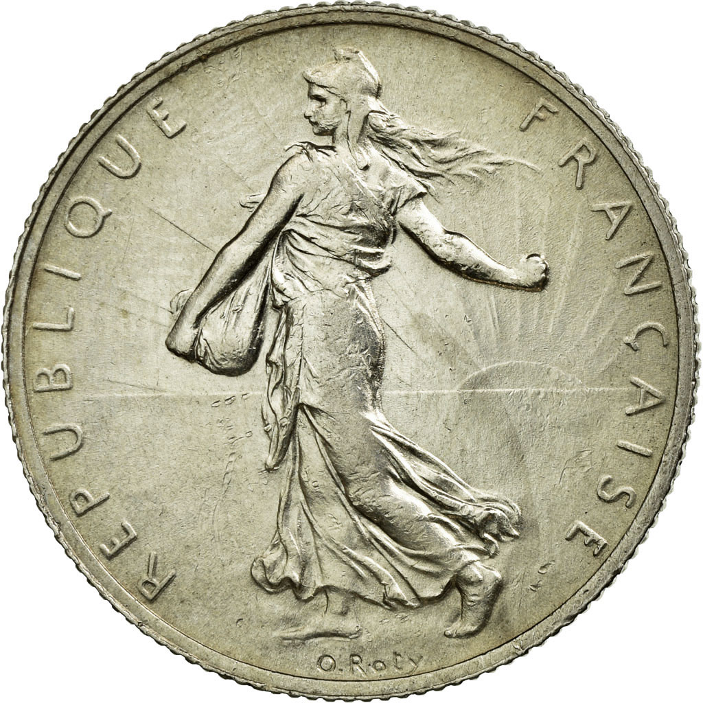 Coin, France, Semeuse, 2 Francs, 1914, Castelsarrasin, , Silver