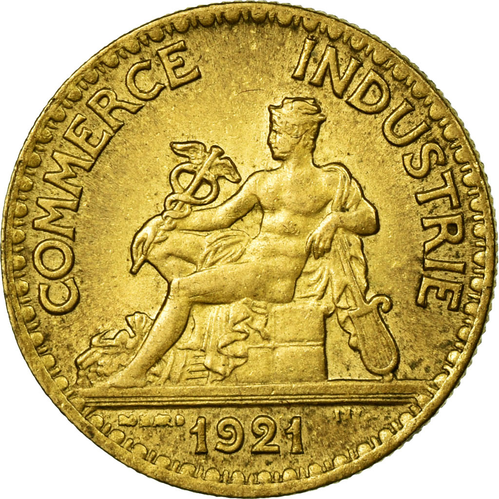 Coin, France, Chambre de commerce, 50 Centimes, 1921, 