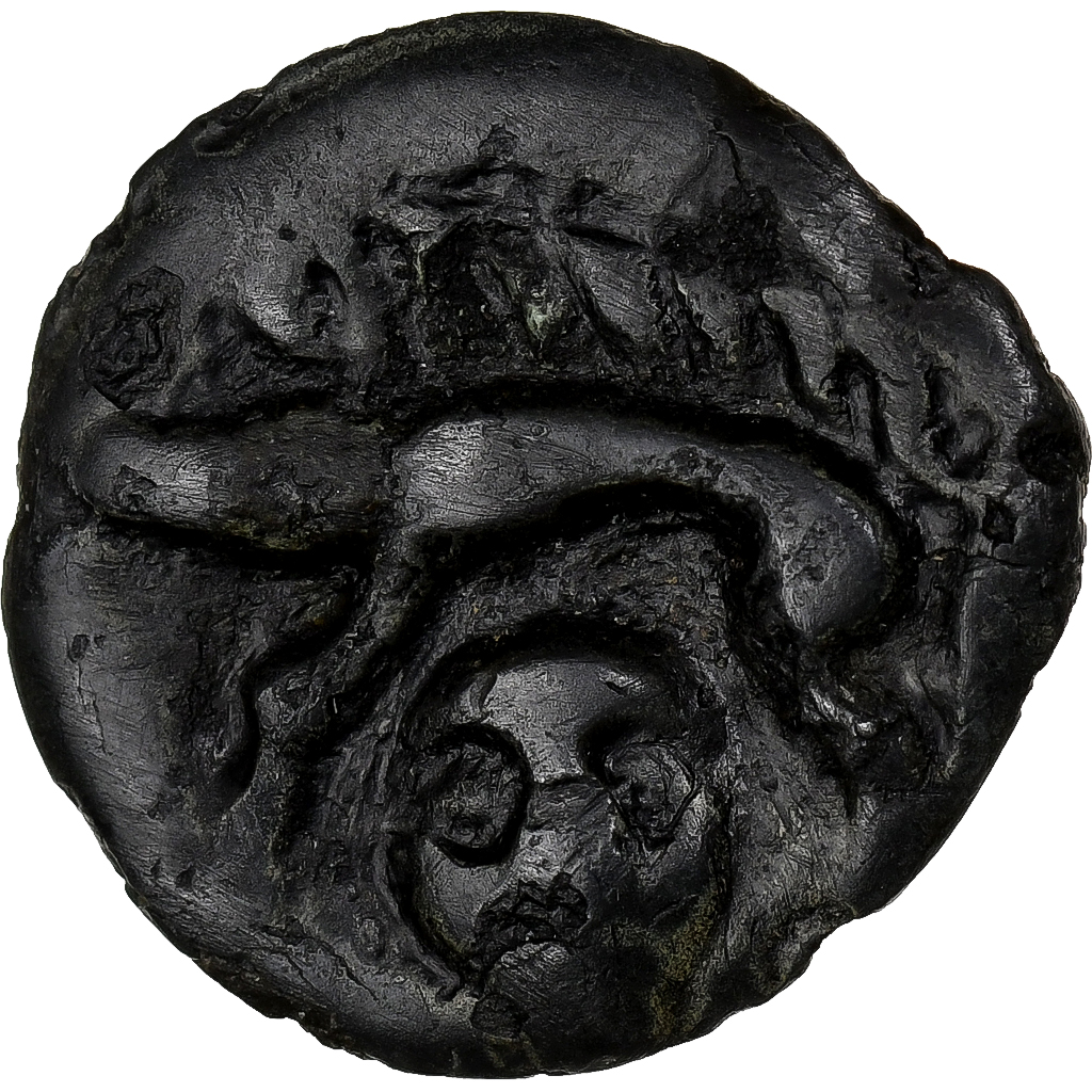 Remi, Potin, 2nd century BC, Potin, AU, Delestrée:151