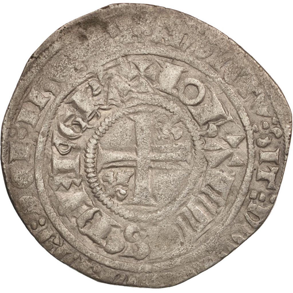 Coin, France, Jean II le Bon, Gros Blanc, VF(30-35), Billon, Duplessy:303