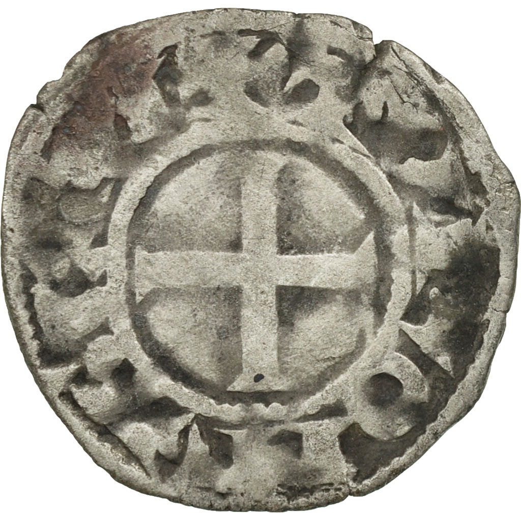 Coin, France, Touraine, Denarius, Tours, , Silver, Boudeau:185