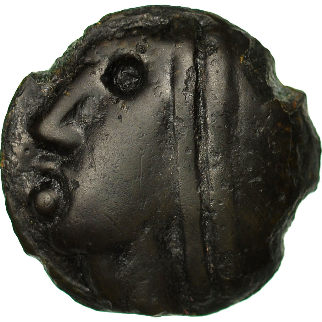 Munten, Sequanes, Potin, ZF, Potin, Delestrée:3091