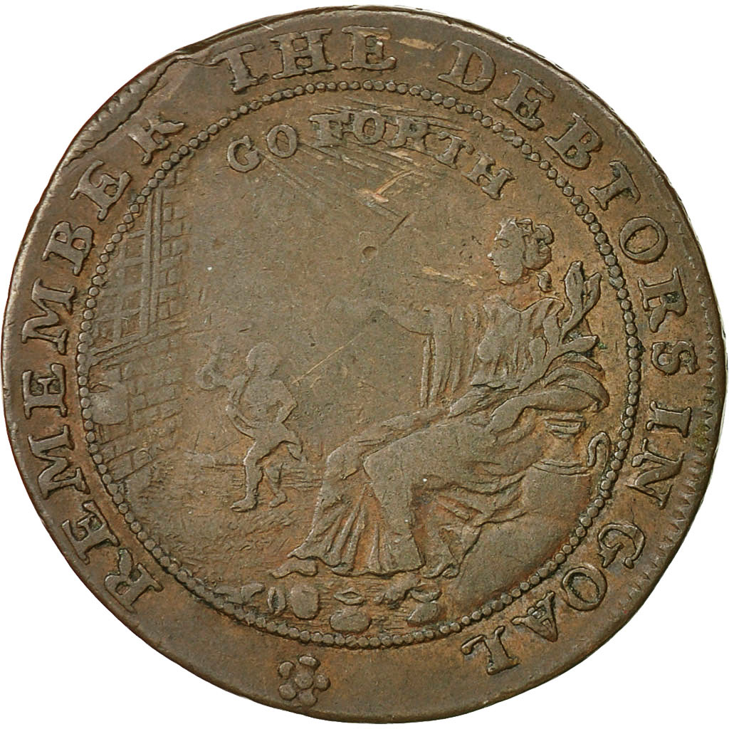 Coin, Great Britain, Somerset, Halfpenny Token, Bath, , Copper