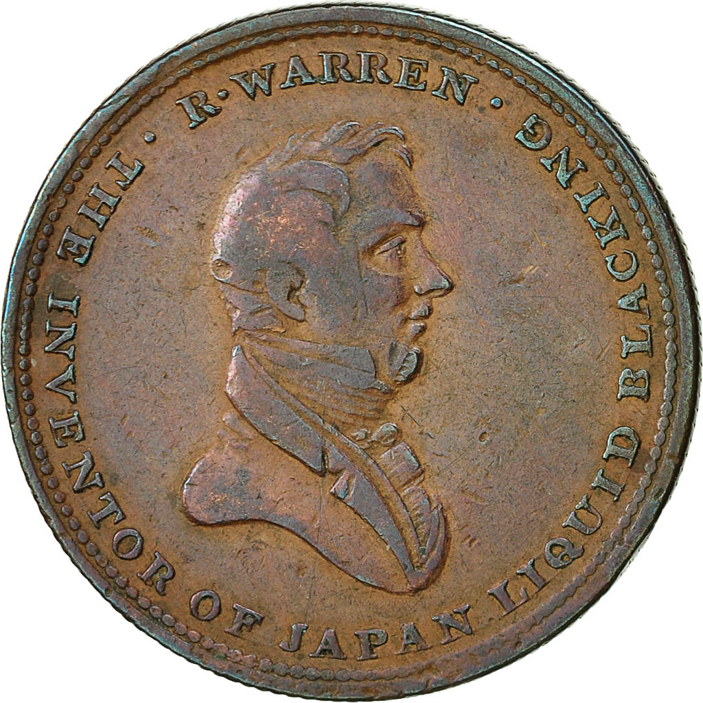 Coin, Great Britain, Robert Warren, Halfpenny Token, London, , Copper