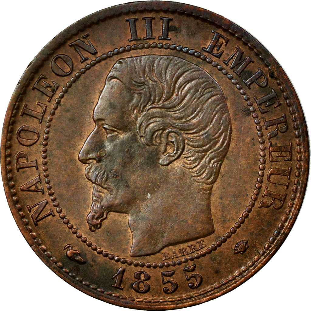 Munten, Frankrijk, Napoleon III, Napoléon III, Centime, 1853, Marseille, ZF