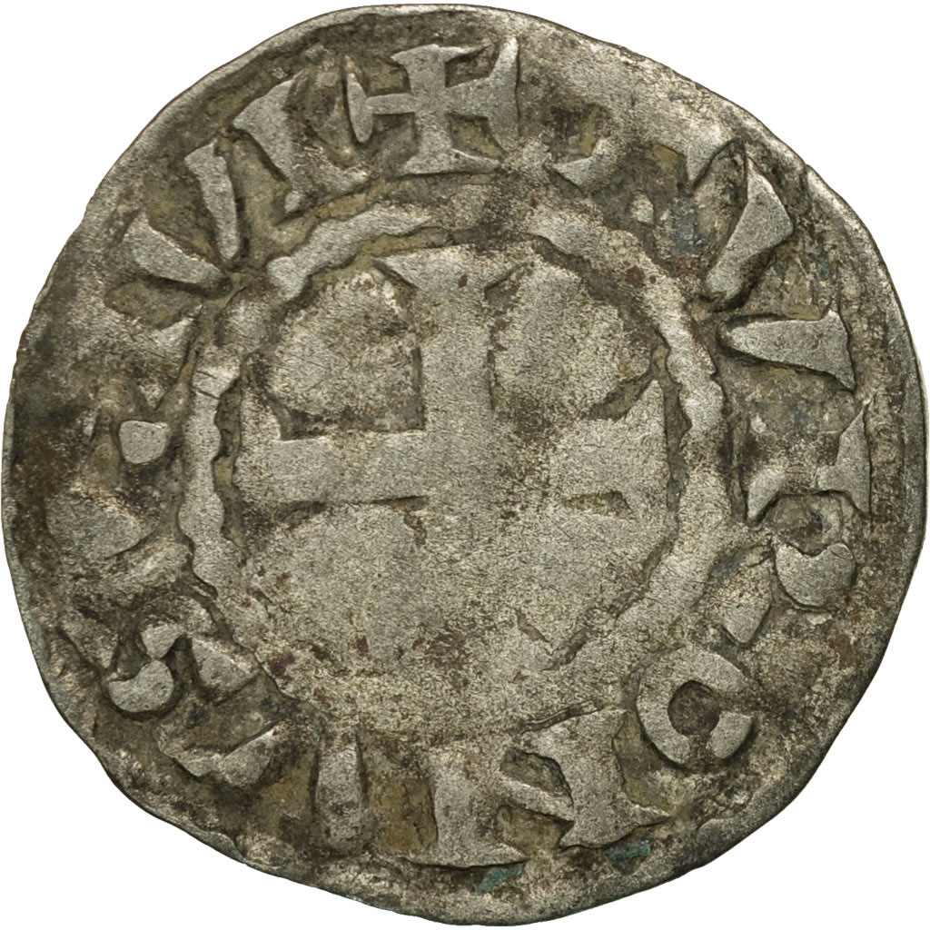 Coin, France, Touraine, Denarius, Saint-Martin de Tours, , Silver