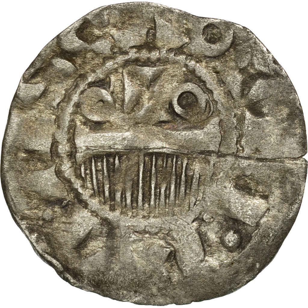 Coin, France, Champagne, Denarius, Provins et Sens, , Silver
