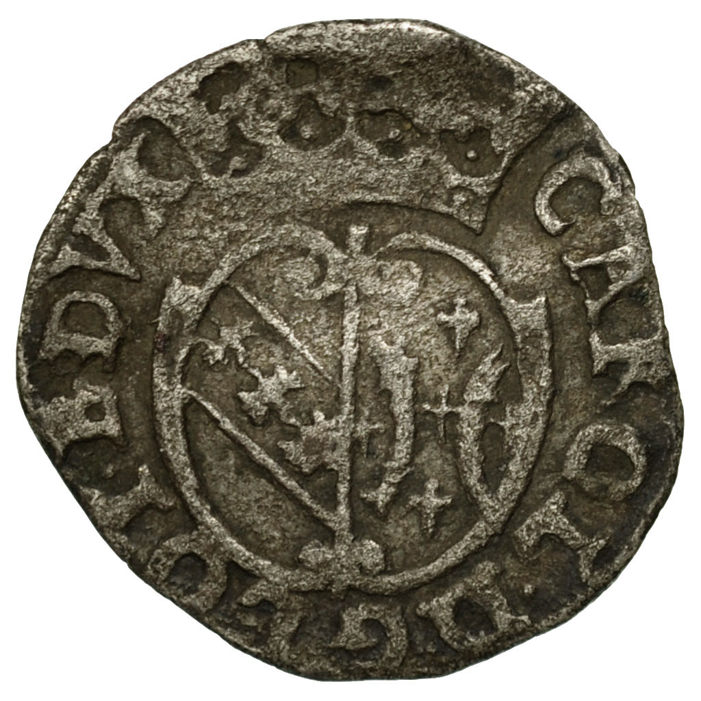 Coin, France, LORRAINE, Charles IV, 1/2 Gros, Nancy, , Billon