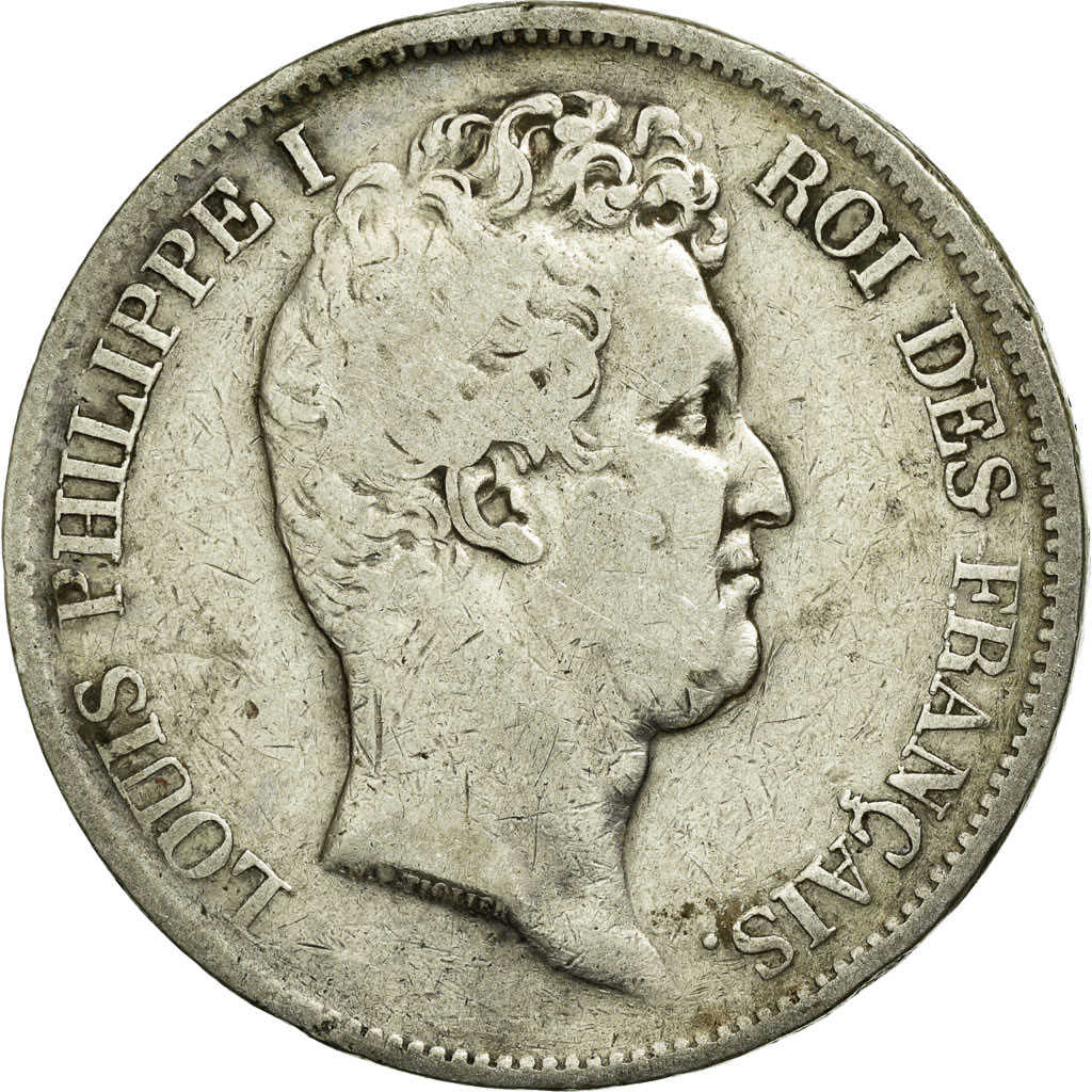Coin, France, Louis - Philippe, 5 Francs, 1831, Lille, Tranche en relief
