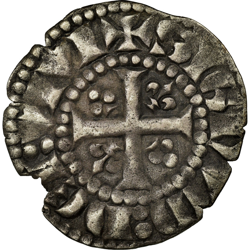 Coin, France, Maine, Charles de Valois, Denarius, 1290-1317, Le Mans, 