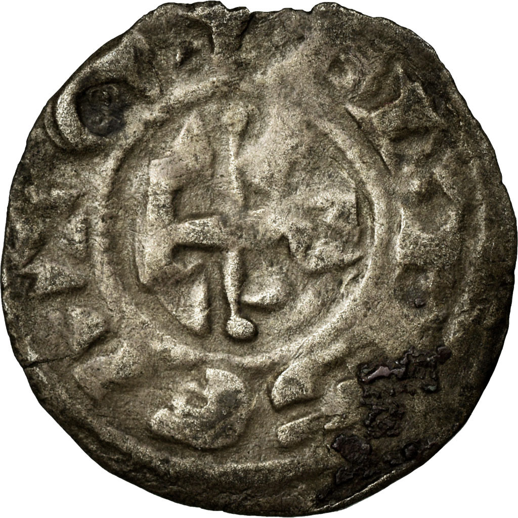 Coin, France, Berry, Geoffroy II de Donzy, Obol, 1060-1160, Gien, 