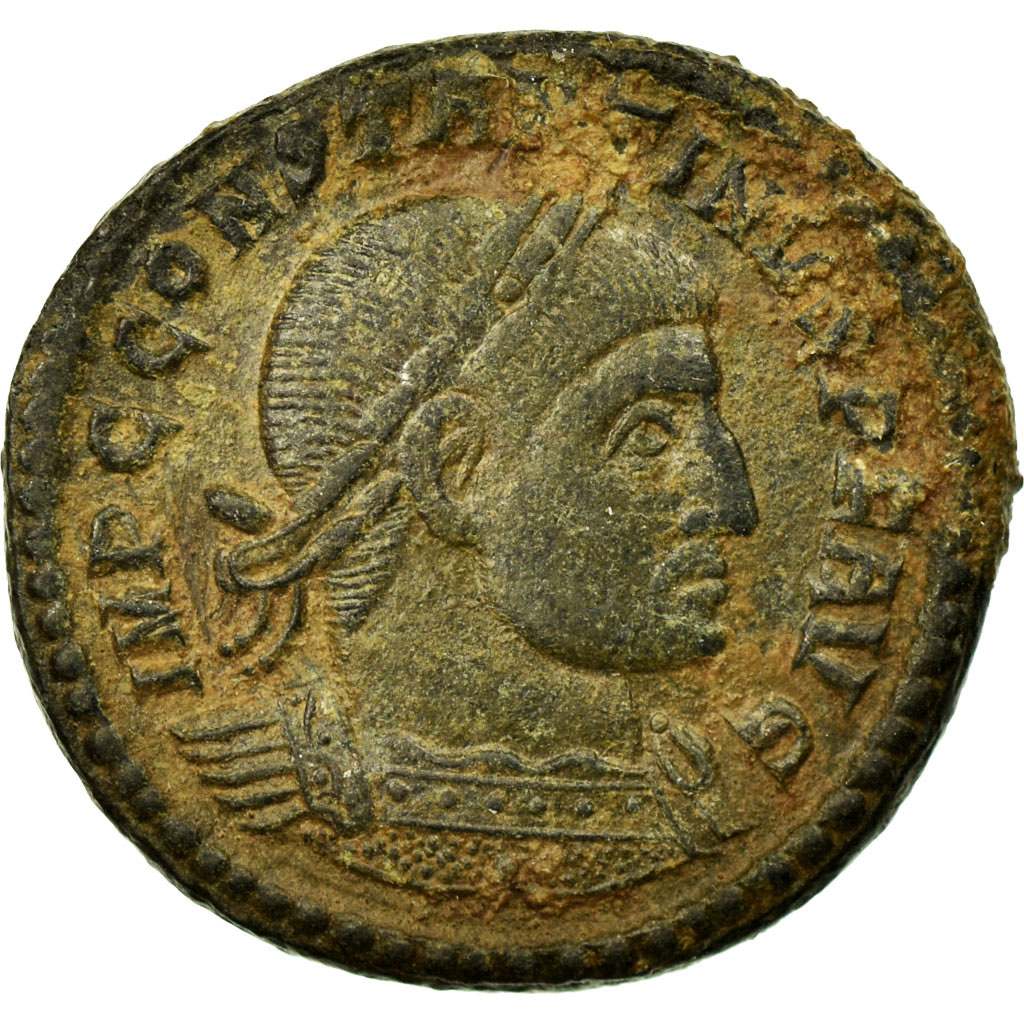 Coin, Constantine I, Follis, 312-313, Ostia, , Bronze, RIC:89
