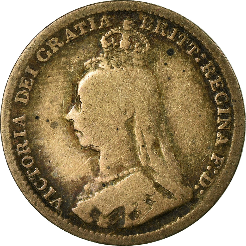 Coin, Great Britain, Victoria, 3 Pence, 1891, , Silver, KM:758