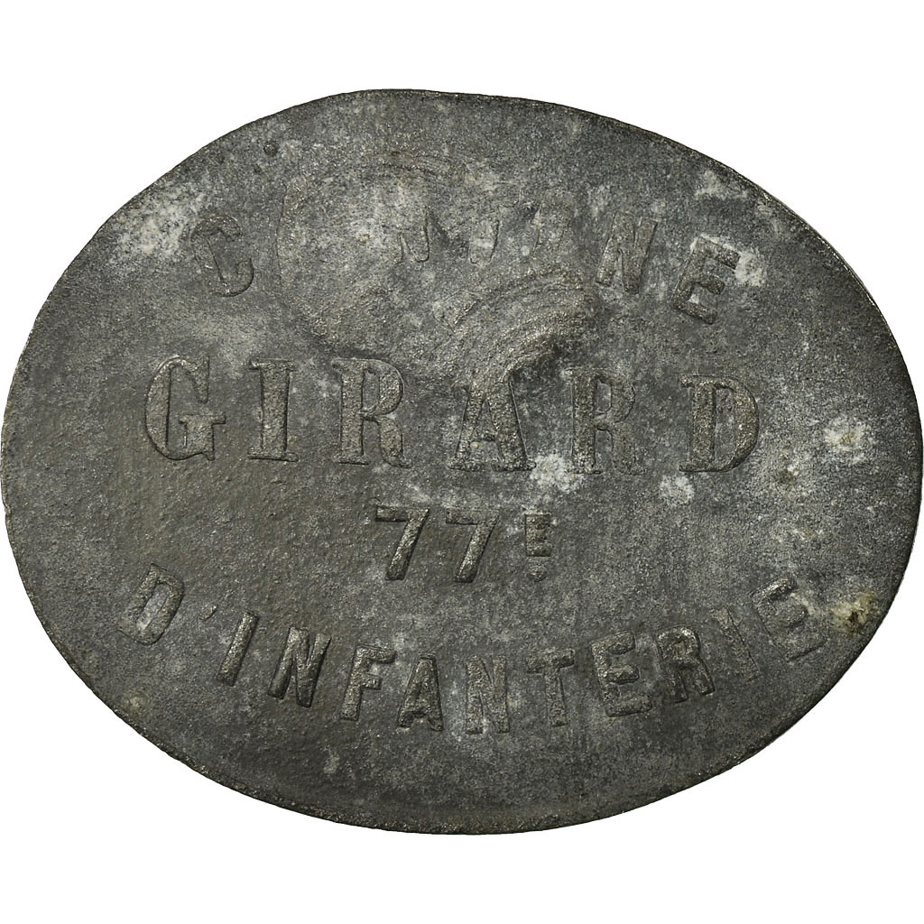 Coin, France, Cantine GIRARD, Cholet, 10 Centimes, , Zinc, Elie:10.8
