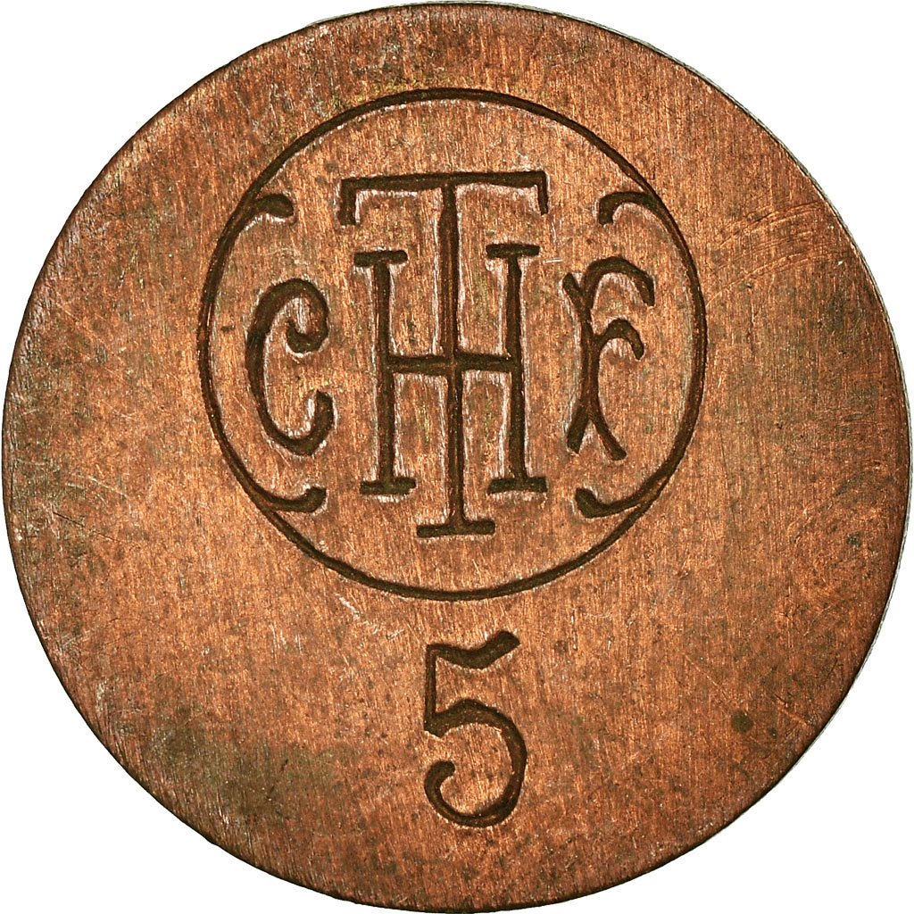 Coin, France, C.F.T.H (Cie Française Thomson-Houston), Paris, 5 Centimes
