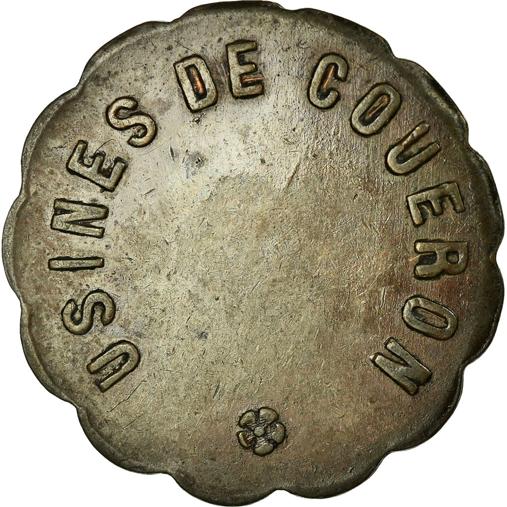 Coin, France, Usine de Couëron, Couëron, 10 Centimes, , Copper