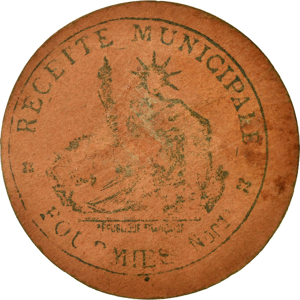 Coin, France, Ville de Fourmies, Fourmies, 5 Centimes, , Cardboard