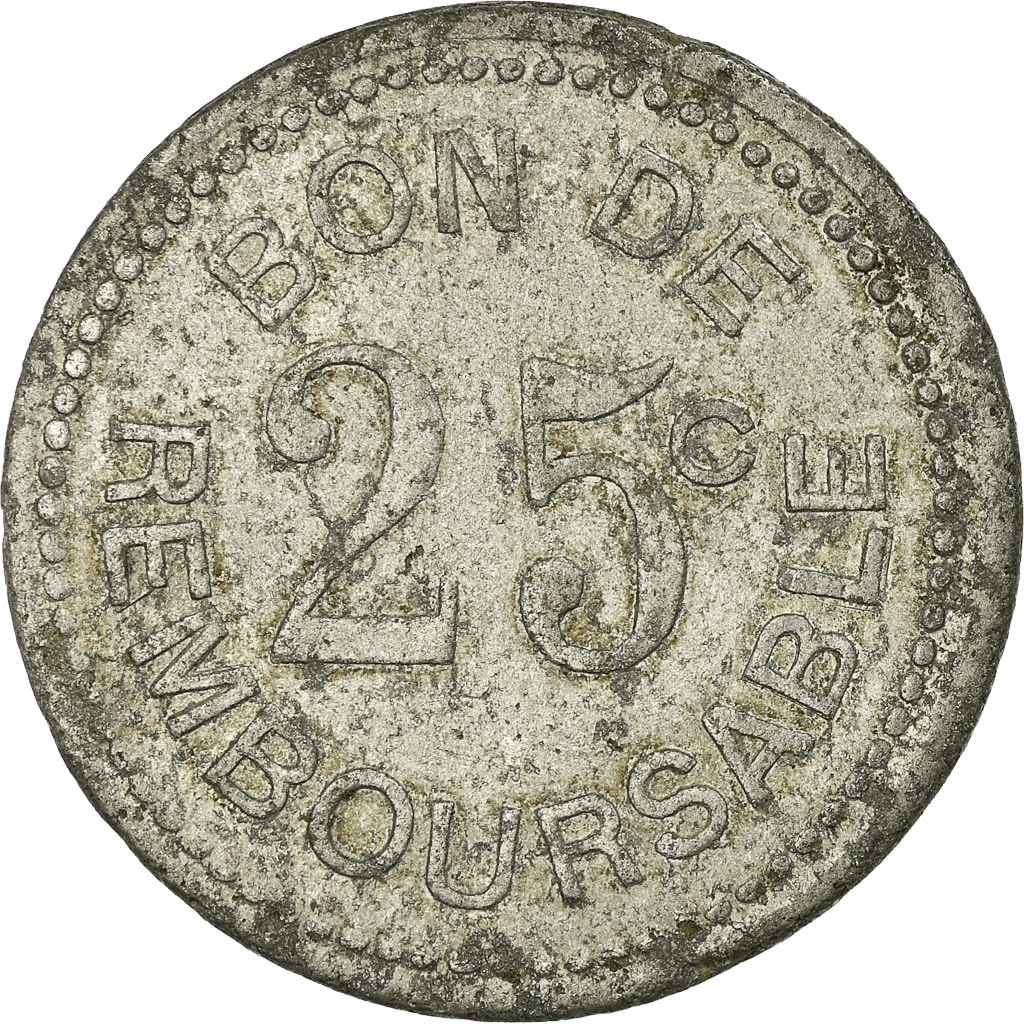 Coin, Comoros, Société Anonyme de la Grande Comore, 25 Centimes, 
