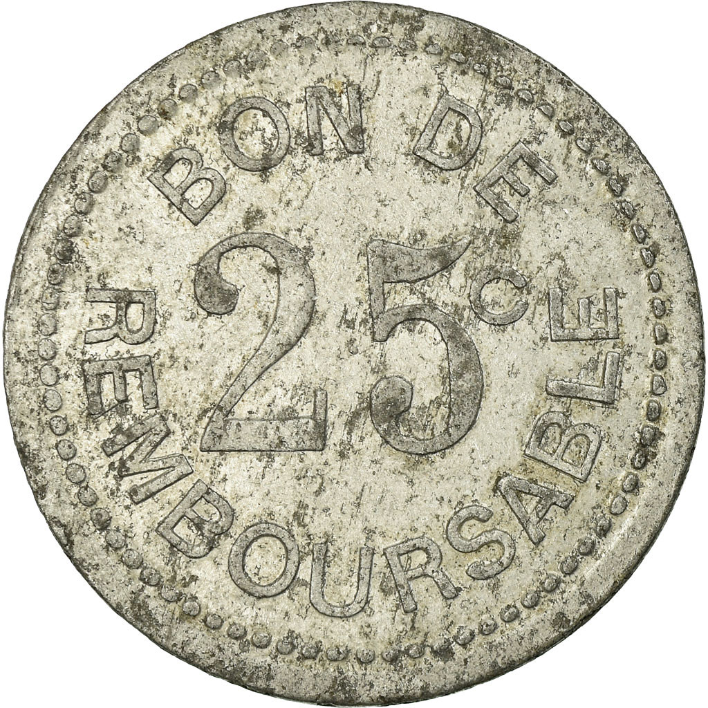 Coin, Comoros, Société Anonyme de la Grande Comore, 25 Centimes, 