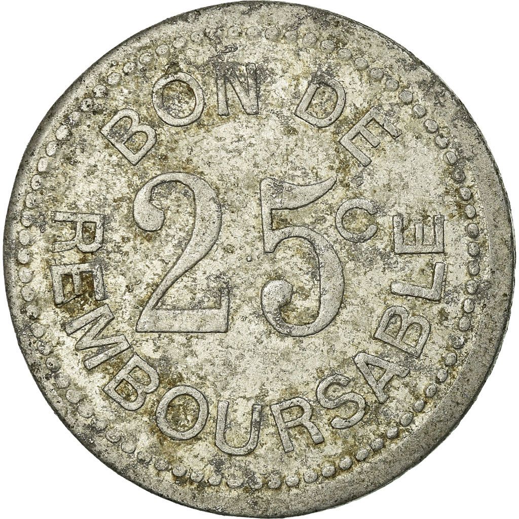 Coin, Comoros, Société Anonyme de la Grande Comore, 25 Centimes, 
