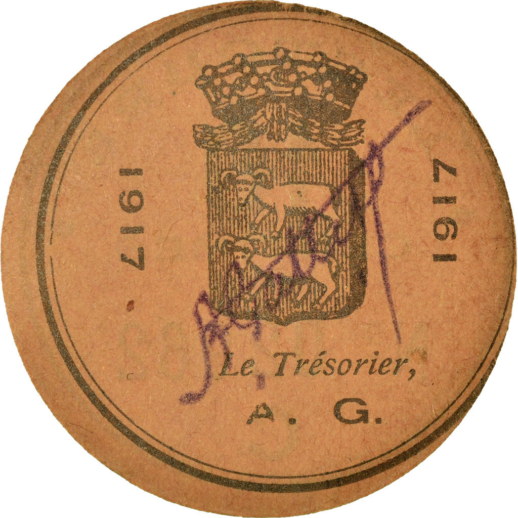 Coin, France, Lectoure, 10 Centimes, 1917, , Cardboard