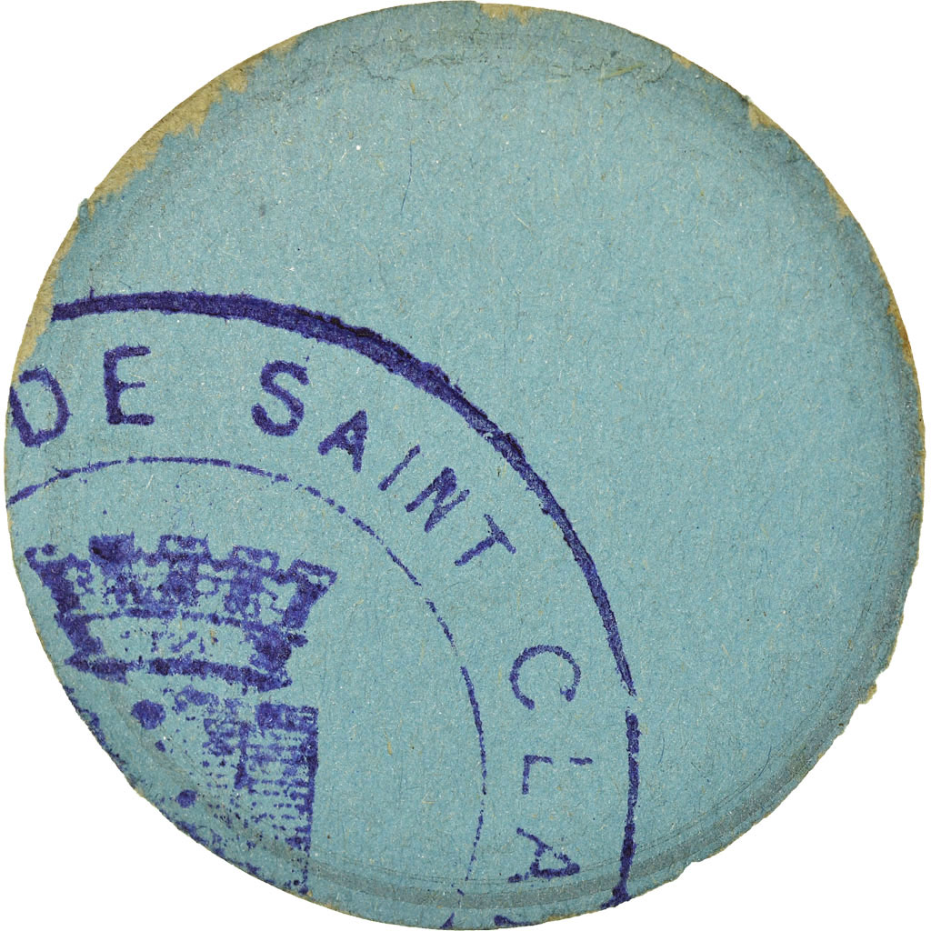 Coin, France, Ticket Commercial, Saint-Clar, 10 Centimes, , Cardboard