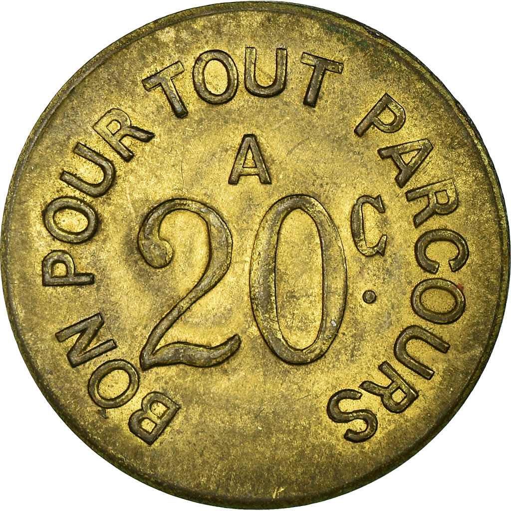 Coin, France, Cie des Chemins de Fer à Voie Etroite, Saint-Etienne, 20