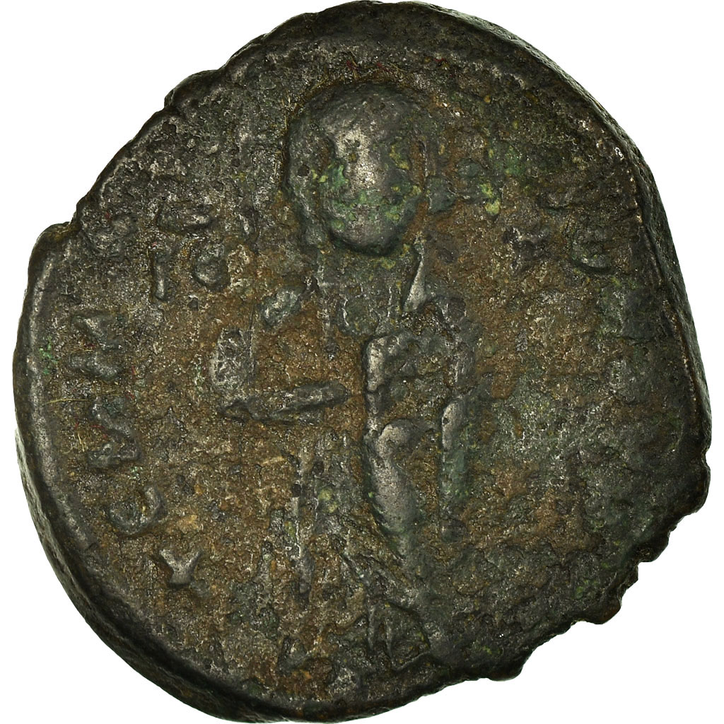Coin, Constantine X, Follis, 1059-1067, Constantinople, , Copper