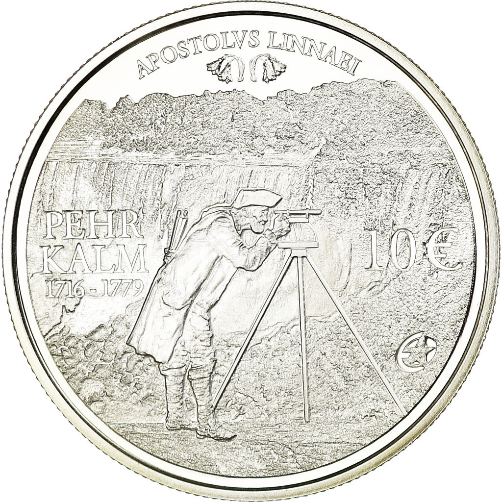Finnland, 10 Euro, Pehr Kalm and European Explorers, 2011, STGL, Silber, KM:167