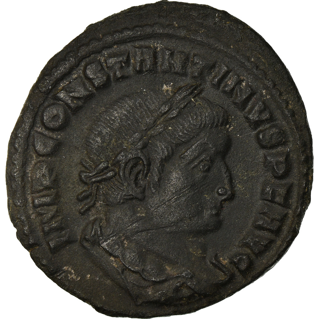 Coin, Constantine I, Follis, 323-324, Lyon - Lugdunum, , Bronze