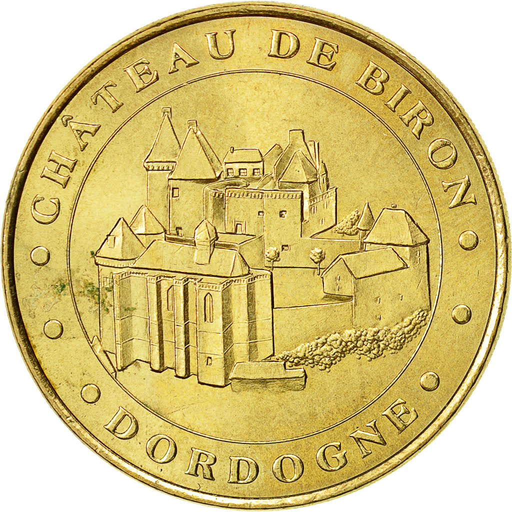 France, Token, Touristic token, Biron - Chateau n°1, 1999, MDP, 