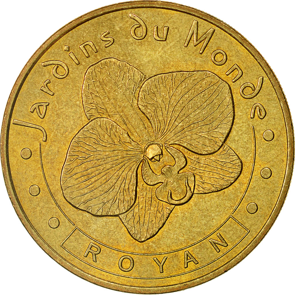 France, Token, Touristic token, Royan - Jardins du monde n°1, 2003, MDP