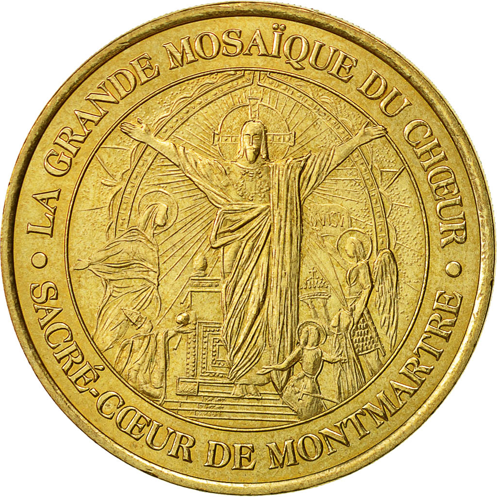France, Token, Touristic token, Paris - Basilique du Sacré Coeur n° 2, 2001