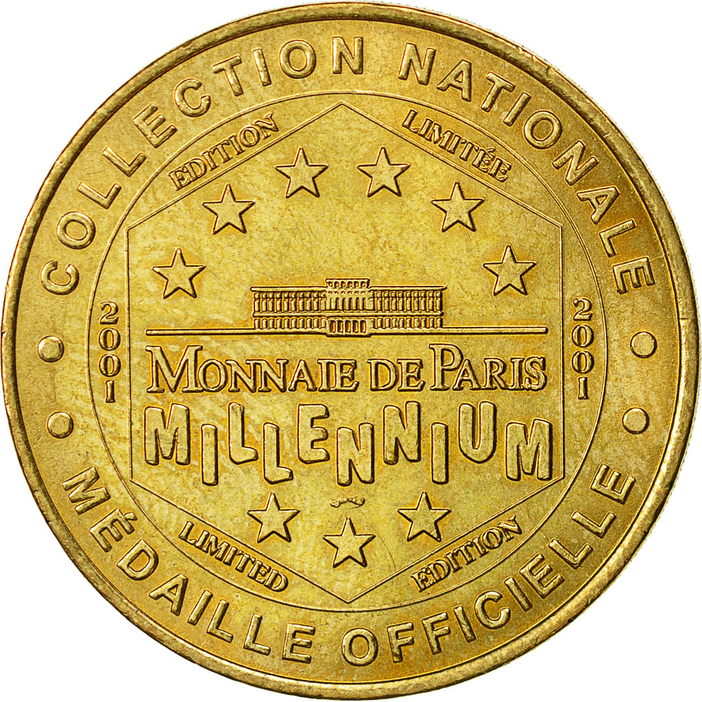 France, Token, Touristic token, Paris - Basilique du Sacré Coeur n° 2, 2001