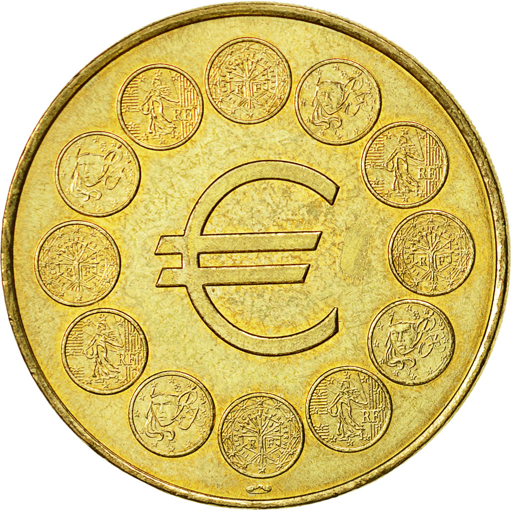 France, Token, Touristic token, Hotel de la Monnaie - Logo Euro 12 pièces