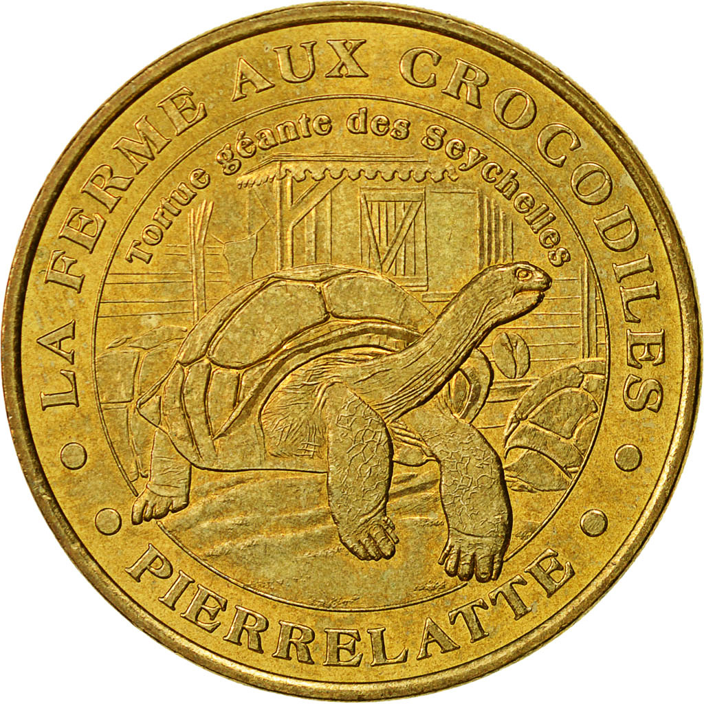 France, Token, Touristic token, Pierrelatte - Ferme aux crocodiles n° 3, 2003