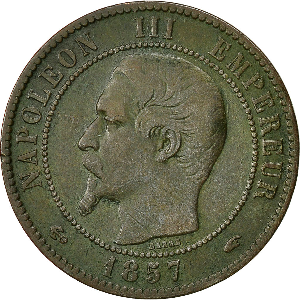 Coin, France, Napoleon III, Napoléon III, 10 Centimes, 1857, Paris, 