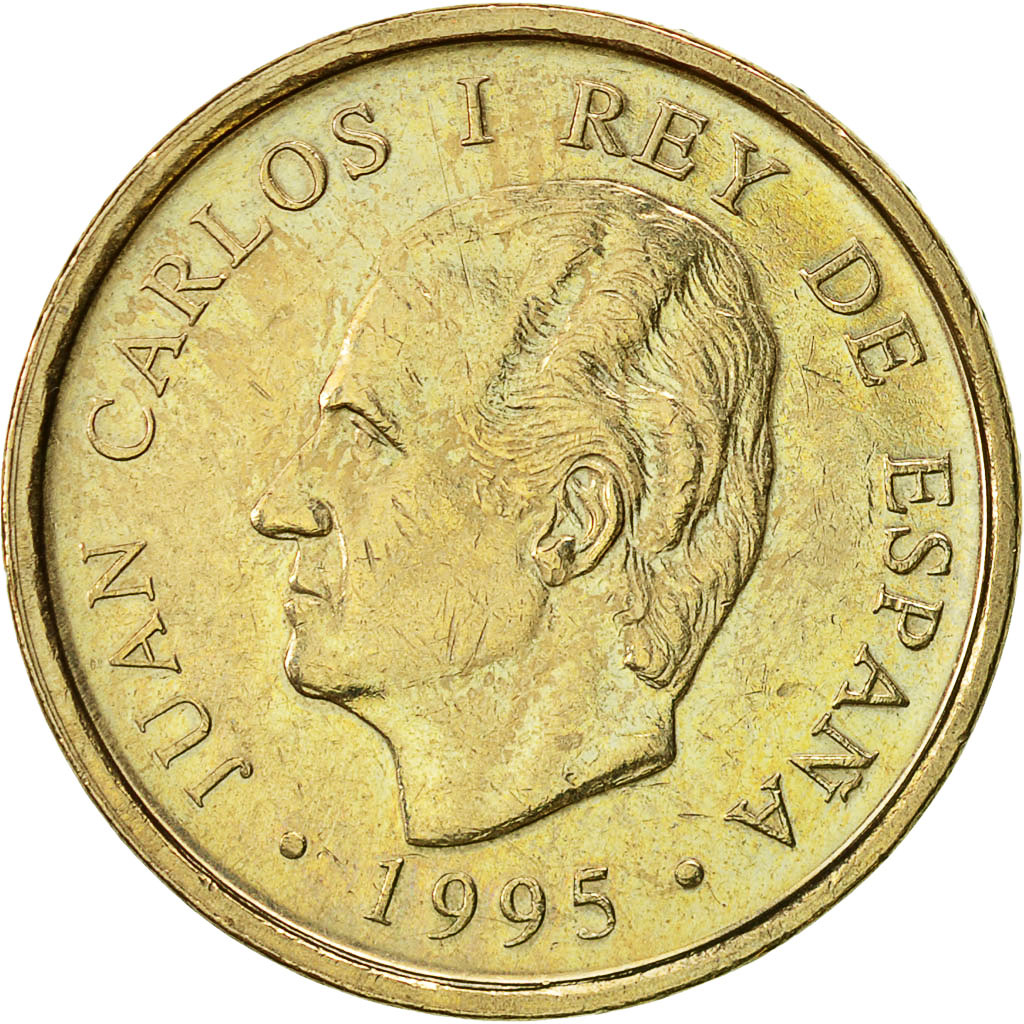 Moneda, España, Juan Carlos I, 100 Pesetas, 1995, Madrid, MBC+, Aluminio -